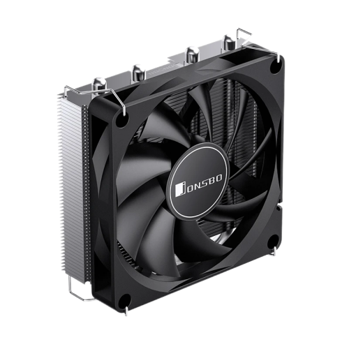 Кулер для процессора/ CPU Cooler JONSBO HP-400S (160W, 4-pin PWM, 36.7mm, Al/Cu, 4x6mm, 1x90mm, 38.18CFM, 34.0dBA, 2800RPM, S: 1700/1200/115X, AM4/AM5 Black)