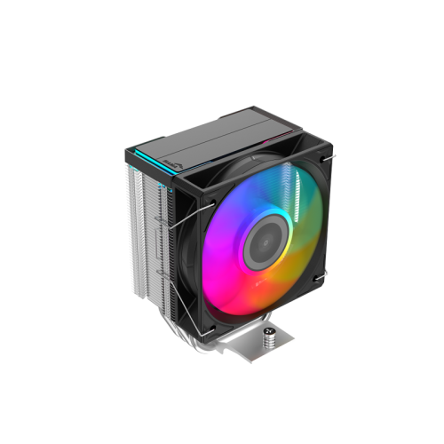 Кулер для процессора/ CPU Cooler SAMA X40L (200W, 4-pin PWM, 133.5mm, 4x6mm, ARGB, 1x100mm, 50.1CFM, 35.2dBA, 2600RPM, S: 1851/1700/1200/115X, AM5/AM4, silver)