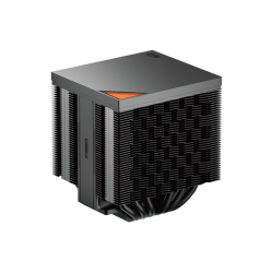Кулер для процессора/ CPU Cooler PCCooler RZ620M X BK (210W, 4-pin PWM, 118.5mm, Al/Cu, 6x6mm, 1x100mm, 54.2CFM, 32.5dBA, 3000RPM, S: 1851/1700/1200/115X, AM5/AM4, black)