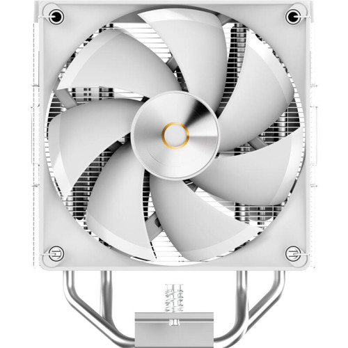 Кулер для процессора/ CPU Cooler Ocypus Delta A40 Elite WH Dual FAN (220W, 4-pin PWM, 156.7mm, Al/Cu, 4x6mm, 2x120mm, 73CFM, 29dBA, 2000RPM, S: 1851/1700/1200/115X, AM5/AM4, white)