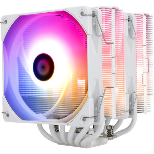 Кулер для процессора/ Кулер для процессора Thermalright Peerless Assassin 120 White ARGB, высота 157 мм, 1550 об/мин, 26 дБА, PWM, белый, ARBG подсветка Кулер для процессора/ Кулер для процессора Thermalright Peerless Assassin 120 White ARGB, высота 157 мм, 1550 об/мин, 26 дБА, PWM, белый, ARBG подсветка