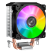 Кулер для процессора/ CPU Cooler JONSBO CR-1200E (95W, 3-pin, 128mm, Al/Cu, 2x6mm, FRGB, 1x92mm, 36CFM, 26.5dBA, 2000RPM, S: 1700/1200/115X, AM4/AM5 Black)