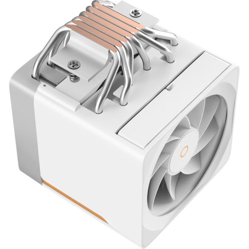 Кулер для процессора/ CPU Cooler Ocypus Delta A62 EX WH Digital (250W, 4-pin PWM, LED temp., 160mm, Al/Cu, 6x6mm, 2x120mm, 70CFM, 31dBA, 1800RPM, S: 1851/1700/1200/115X, AM5/AM4, white)