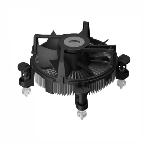 Кулер для процессора PCCooler R94-V2 (65W, 4-pin PWM, 56mm, Al/Cu, -mm, 1x94mm, 34.44CFM, 27.3dBA, 2400RPM, S: 1700/1851, silver, black)