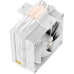 Кулер для процессора/ CPU Cooler Ocypus Iota A40 WH (220W, 4-pin PWM, LED temp., 156.7mm, Al/Cu, 4x6mm, 1x120mm, 77CFM, 29dBA, 2000RPM, S: 1851/1700/1200/115X, AM5/AM4, white)