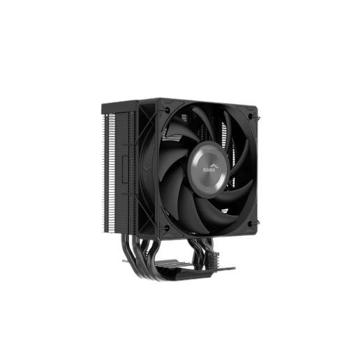 Кулер для процессора/ CPU Cooler SAMA X40 (200W, 4-pin PWM, 133.5mm, 4x6mm, 1x100mm, 50.1CFM, 35.2dBA, 2600RPM, S: 1851/1700/1200/115X, AM5/AM4, black)