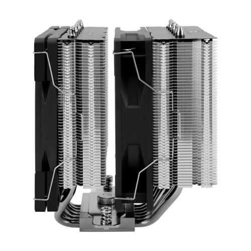 Кулер для процессора/ Thermalright Royal Knight 120 (4-pin PWM, 156mm, Ni/Cu, 6x6mm, 2x120mm, 80.45CFM/56.36CFM, 29.4dBA/28.4dBA, 2150RPM/1900RPM, S: 1200, 1700, 1851, 2011, 2066, 115X, AM4, AM5, black)