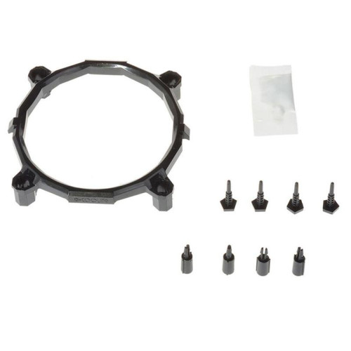 Кулер ID-Cooling DK-01 Soc-AM5/AM4/1200/1700/1851 черный 4-pin 29dB Al 95W 195gr Ret [DK-01]