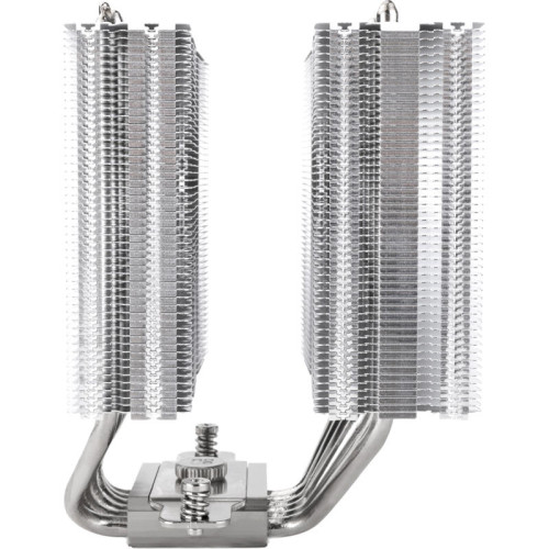 Кулер для процессора/ CPU Cooler Thermalright Royal Knight 120 SE White (4-pin PWM, 155mm, Ni/Cu, 6x6mm, 2x120mm, 66.17CFM/59CFM, 25.6dBA/26.1dBA, 1500RPM/1800RPM, S: 1200, 1700, 1851, 115X, AM4, AM5, silver, white)