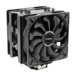 Вентилятор ALSEYE S120D-B Universal, TDP 135W, 2x120FAN, 4 heat pipe, PWM, RTL{20} (874258)