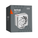 Кулер для процессора/ PCCooler RZ500 WH (250W, 4-pin PWM, 155mm, Al/Cu, 5x6mm, 1x120mm, 86.73CFM, 32dBA, 2200RPM, S: 1851/1700/1200/115X, AM5/AM4, white)