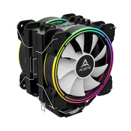 Кулер для процессора персонального компьютера/ CPU Cooler ALSEYE Model H120D-4.0 (Black) II