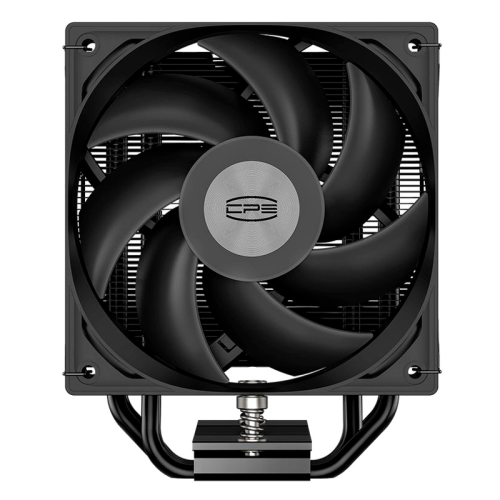 Кулер для процессора/ PCCooler RT400 BK (235W, 4-pin PWM, 148mm, Al/Cu, 4x6mm, 1x120mm, 73.32CFM, 34.9dBA, 2200RPM, S: 115X/1200/1700/1851 , AMD AM4/AM5, black)