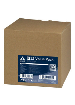 Вентилятор корпусной ARCTIC Cooling P12 Value pack (black/black)  (5pc)  (ACFAN00135A) (701617)
