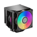 Кулер для процессора/ CPU Cooler PCCooler RT620Pro TC ARGB BK (265W, 4-pin PWM, 157.5mm, Al/Cu, 6x6mm, 2x120mm, 73.32CFM, 34.9dBA, 2200RPM, S: 1851/1700/1200/115X, AM5/AM4, black) Кулер для процессора/ CPU Cooler PCCooler RT620Pro TC ARGB BK (265W, 4-pin PWM, 157.5mm, Al/Cu, 6x6mm, 2x120mm, 73.32CFM, 34.9dBA, 2200RPM, S: 1851/1700/1200/115X, AM5/AM4, black)