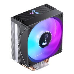 Кулер для процессора/ CPU Cooler JONSBO CR-1000E (210W, 4-pin PWM, 154mm, Al/Cu, 4x6mm, FRGB, 1x120mm, 59.48CFM, 32.0dBA, 1500RPM, S: 1700/1200/115X, Black)