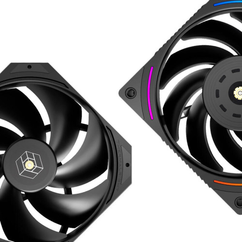 Кулер для процессора/ CPU Cooler Thermalright Royal Pretor 130 Ultra Black (4-pin PWM, 158mm, Ni/Cu, 7x6mm, 1x120mm ARGB +1x130mm, 69CFM/81.88CFM, 27dBA/28.3dBA, 2150RPM/1750RPM, S: 1200, 1700, 1851, 115X, 2011, 2066, AM4, AM5, black)