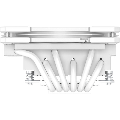 Кулер для процессора/ CPU Cooler ID-COOLING IS-67-XT WHITE (150W, 4-pin PWM, 67mm, Al/Cu, 6x6mm, 1x120mm, 67.58CFM, 32.3dBA, 2200RPM, S: 1851/1700/1200/115X, AM5/AM4, White)
