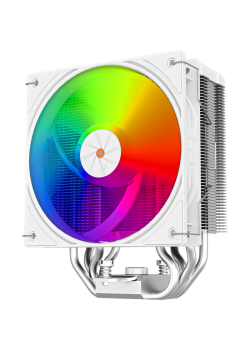 Кулер для процессора/ CPU Cooler Thermalright Assassin X 120 R Digital ARGB White (4-pin PWM, 151mm, Al/Cu, 4x6mm, ARGB, 1x120mm, 70.84CFM, 29.8dBA, 2000RPM, S: 1851/1700/1200/115X, AM5/AM4, white)