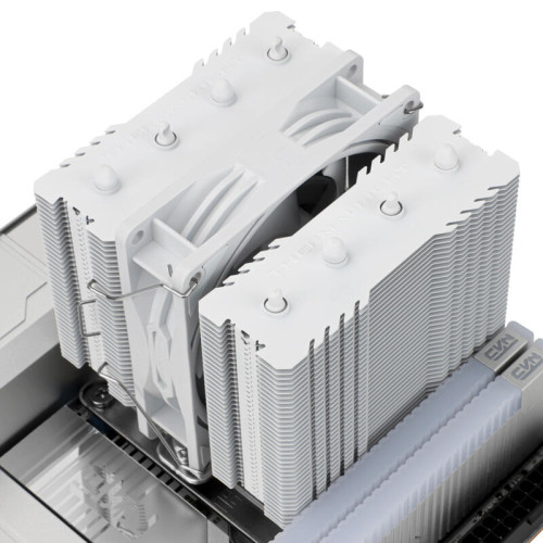 Кулер для процессора CPU Cooler Thermalright Peerless Assassin 90 SE White (4-pin PWM, 110mm, Ni/CU, 4x6mm, 1x92mm, 32.77CFM, 23.85 dBA, 2200RPM, S: 1700, 1200, 115X, AM5, AM4)