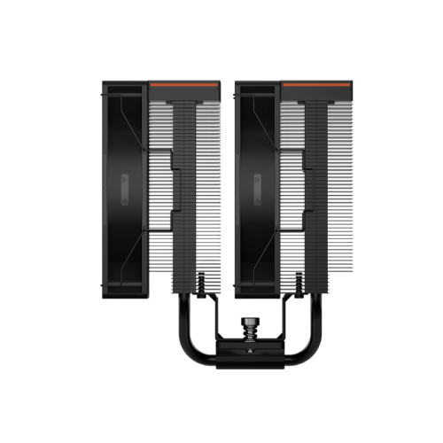 Кулер для процессора/ CPU Cooler PCCooler RT620Pro Digital BK (265W, 4-pin PWM, 157.5mm, Al/Cu, 6x6mm, 2x120mm, 73.32CFM, 34.9dBA, 2200RPM, S: 1851/1700/1200/115X, AM5/AM4, black)