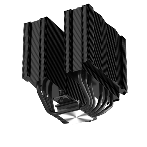 Кулер для процессора/ CPU Cooler SAMA A60B (265W, 4-pin PWM, 156.5mm, 6x6mm, 2x120mm, 78CFM, 29dBA, 2200RPM, S: 1851/1700/1200/115X, AM5/AM4, black)
