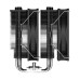Кулер для процессора/ CPU Cooler ID-COOLING SE-55 ARGB (250W, 4-pin PWM, 153mm, Al/Cu, 6x6mm, ARGB, 2x120mm, 68.2CFM, 35.2dBA, 1500RPM, S: 1700/1200/115X, AM5/AM4, Black)