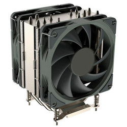 Вентилятор для процессора ALSEYE R26  CPU type: LGA1700 Electric voltage: 12 v Product size: 120mm*104mm*155mm Fan speed: PWM 1000-2520RPM Noise value: 28dBA (MAX) Air volume: 92CFM (MAX) Fan connector: 4pin PWM Bearing type: double ball bearing Heatpipe