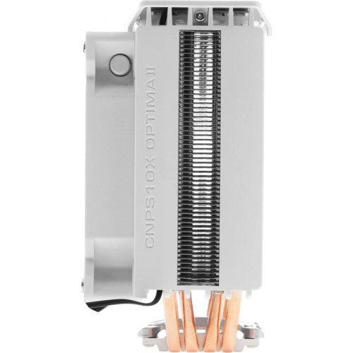Кулер Zalman CNPS10X Optima II RGB Soc-AM5/AM4/1200/1700/1851 белый 4-pin 17-27dB Al+Cu 180W 740gr Ret (CNPS10X OPTIMA II WHITE RGB) [CNPS10X OPTIMA II WHITE RGB]