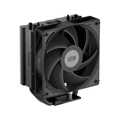 Кулер для процессора/ CPU Cooler PCCooler RT500 BK (240W, 4-pin PWM, LED temp., 152mm, Al/Cu, 5x6mm, 1x120mm, 73.32CFM, 34.9dBA, 2200RPM, S: 1851/1700/1200/115X, AM5/AM4, black)