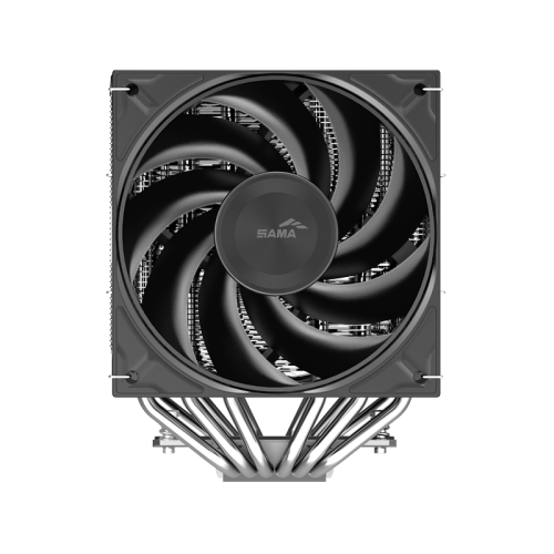 Кулер для процессора/ CPU Cooler SAMA A60E (265W, 4-pin PWM, 156.5mm, 6x6mm, 2x120mm, 78CFM, 29dBA, 2200RPM, S: 1851/1700/1200/115X, AM5/AM4, silver)