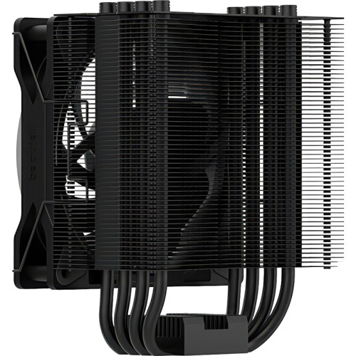 Кулер для процессора/ CPU Cooler be quiet! PURE ROCK 2 FX (150W, 4-pin PWM, 155mm, Al/Cu, 4x6mm, ARGB, 1x120mm, 42.6CFM, 24.4dBA, 2000RPM, S: 1700/1200/115X/2066/2011(-3) square ILM, AM5/AM4, black)