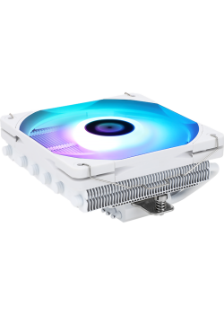 Кулер для процессора/ CPU Cooler Thermalright AXP-120 X67 White Argb (4-pin PWM, 52mm, Ni/Cu, 6x6mm, ARGB, 1x120mm, 59CFM, 26.1dBA, 1800RPM, S: 1851/1700/1200/115X, 2011, 2066, AM5/AM4, white)