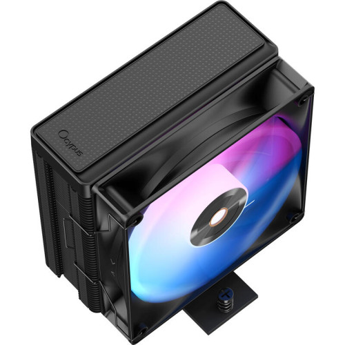 Кулер для процессора/ CPU Cooler Ocypus Delta A40 BK ARGB (220W, 4-pin PWM, 156.7mm, Al/Cu, 4x6mm, ARGB, 1x120mm, 73CFM, 29dBA, 2000RPM, S: 1851/1700/1200/115X, AM5/AM4, black)
