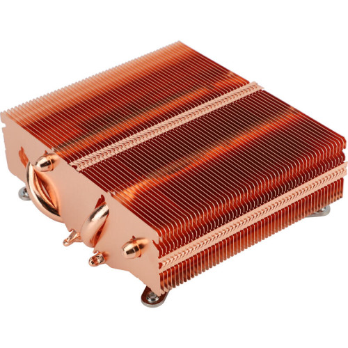Кулер для процессора/ CPU Cooler Thermalright AXP-90 X53 Full (4-pin PWM, 38mm, Cu/Cu, 4x6mm, 1x92mm, 42.58CFM, 22.4dBA, 2700RPM, S: 1851/1700/1200/115X, AM5/AM4, orange, red)