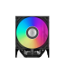 Кулер для процессора/ CPU Cooler PCCooler RT500 Digital ARGB BK (240W, 4-pin PWM, LED temp., 152mm, Al/Cu, 5x6mm, ARGB, 1x120mm, 73.32CFM, 34.9dBA, 2200RPM, S: 1851/1700/1200/115X, AM5/AM4, black)