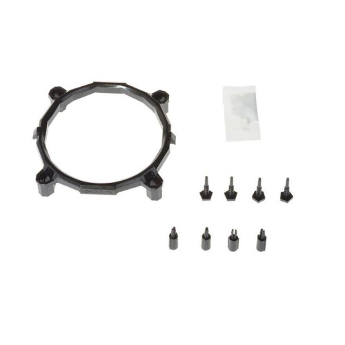 Кулер ID-Cooling DK-01T Soc-AM5/AM4/1200/1700/1851 черный 3-pin 24dB Al 95W 195gr Ret [DK-01T]