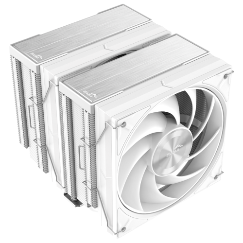 Кулер для процессора/ CPU Cooler SAMA A60W (265W, 4-pin PWM, 156.5mm, 6x6mm, 2x120mm, 78CFM, 29dBA, 2200RPM, S: 1851/1700/1200/115X, AM5/AM4, white)