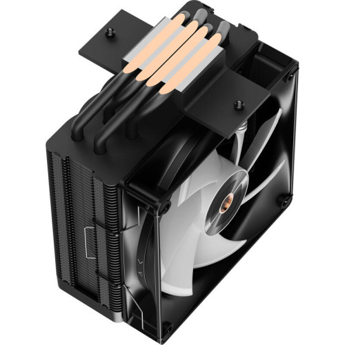 Кулер для процессора/ CPU Cooler Ocypus Delta A40 BK ARGB (220W, 4-pin PWM, 156.7mm, Al/Cu, 4x6mm, ARGB, 1x120mm, 73CFM, 29dBA, 2000RPM, S: 1851/1700/1200/115X, AM5/AM4, black)