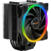 Кулер для процессора/ CPU Cooler be quiet! PURE ROCK 2 FX (150W, 4-pin PWM, 155mm, Al/Cu, 4x6mm, ARGB, 1x120mm, 42.6CFM, 24.4dBA, 2000RPM, S: 1700/1200/115X/2066/2011(-3) square ILM, AM5/AM4, black)