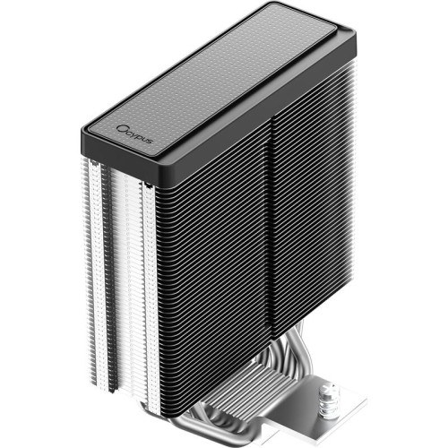 Кулер для процессора/ CPU Cooler Ocypus Delta A40 Elite BK Dual FAN (220W, 4-pin PWM, 156.7mm, Al/Cu, 4x6mm, 2x120mm, 73CFM, 29dBA, 2000RPM, S: 1851/1700/1200/115X, AM5/AM4, black)