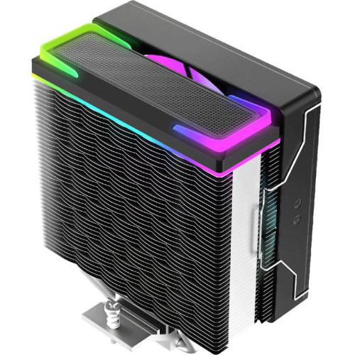 Кулер для процессора/ CPU Cooler Ocypus Delta A40 SE BK ARGB (190W, 4-pin PWM, 147mm, Al/Cu, 4x6mm, ARGB, 1x120mm, 60CFM, 31dBA, 1800RPM, S: 1851/1700/1200/115X, AM5/AM4, black)