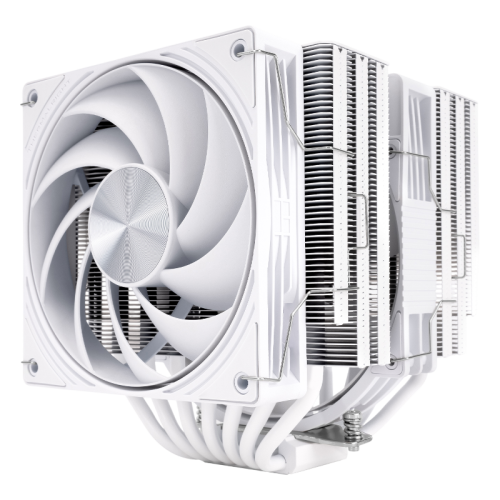Кулер для процессора/ CPU Cooler Thermalright Frost Tower 140 (4-pin PWM, 158mm, Al/Cu, 7x6mm, 1x120mm+1x140mm, 85.35/120CFM, 33.3/36.25dBA, 2400/1850RPM, S: 1851/1700/1200/115X/2011/2066, AM5/AM4, white)