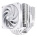 Кулер для процессора/ CPU Cooler Thermalright Frost Tower 140 (4-pin PWM, 158mm, Al/Cu, 7x6mm, 1x120mm+1x140mm, 85.35/120CFM, 33.3/36.25dBA, 2400/1850RPM, S: 1851/1700/1200/115X/2011/2066, AM5/AM4, white)