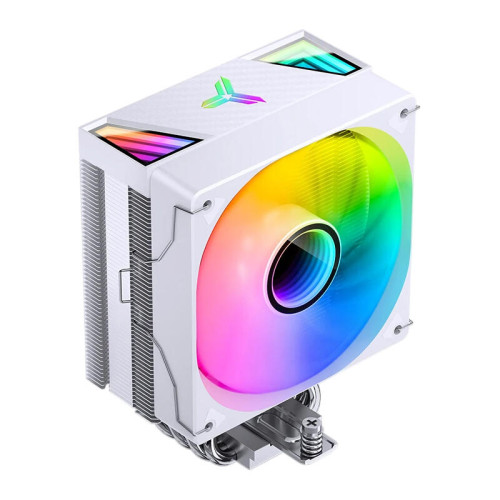 Кулер для процессора/ CPU Cooler JONSBO CR-1000 V3 PRO ARGB (230W, 4-pin PWM, 157mm, Al/Cu, 6x6mm, ARGB, 1x120mm, 70.8CFM, 33.2dBA, 1800RPM, S: 1851/1700/1200/115X, AM4/AM5 White)