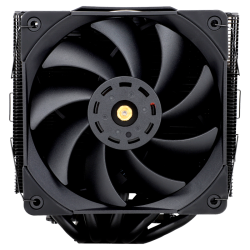 Кулер для процессора Thermalright Frost Commander 140 Black (4-pin PWM, 158mm, Ni/CU, 8x5mm, 1x120mm+1x140mm, 82CFM/95.5CFM, 29.6dBA/30.2dBA, 1850RPM/1800RPM, S: 1700, 1200, 20XX, 115X, AM5, AM4) [FC-140-BL]