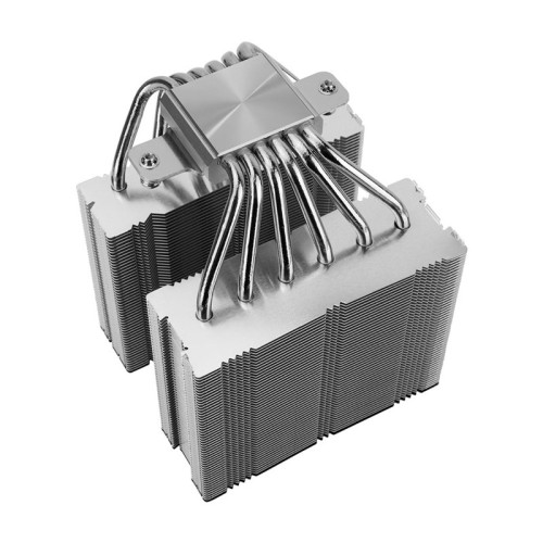 Кулер для процессора/ Thermalright Royal Knight 120 (4-pin PWM, 156mm, Ni/Cu, 6x6mm, 2x120mm, 80.45CFM/56.36CFM, 29.4dBA/28.4dBA, 2150RPM/1900RPM, S: 1200, 1700, 1851, 2011, 2066, 115X, AM4, AM5, black)