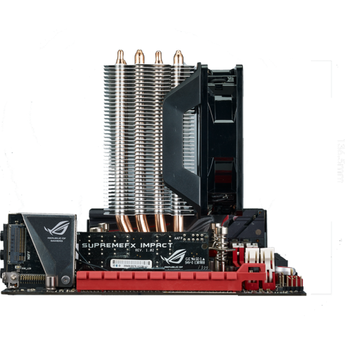 Кулер для процессора/ Cooler Master Hyper H412R (100W, 4-pin, 136mm, tower, Al/Cu, fans: 1x92mm/34.1CFM/29.4dBA/2000rpm, 1700/1200/115x/AM4/AM5)