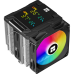 Кулер для процессора/ CPU Cooler Thermalright Peerless Assassin 120 Digital Black ARGB (4-pin PWM, LED temp., 162mm, Ni/Cu, 6x6mm, ARGB, 2x120mm, 88.89CFM, 25.6dBA, 1850RPM, S: 1851, 1700, 1200, 115X, AM5, AM4, black)
