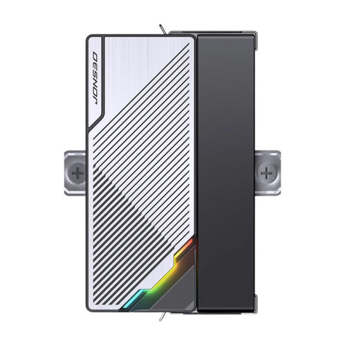 Кулер для процессора/ CPU Cooler JONSBO CA40 ARGB (225W, 4-pin PWM, 157mm, Al/Cu, 4x6mm, ARGB, 1x120mm, 69.61CFM, 32.6dBA, 1800RPM, S: 1851/1700/1200/115X, AM4/AM5 Black)